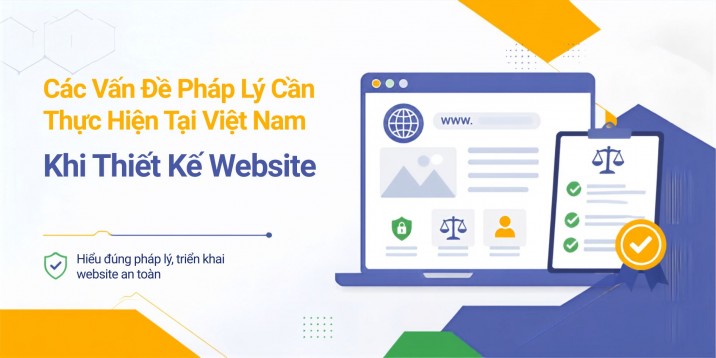 Các Vấn Đề Pháp Lý Cần Thực Hiện Tại Việt Nam Khi Thiết Kế Website