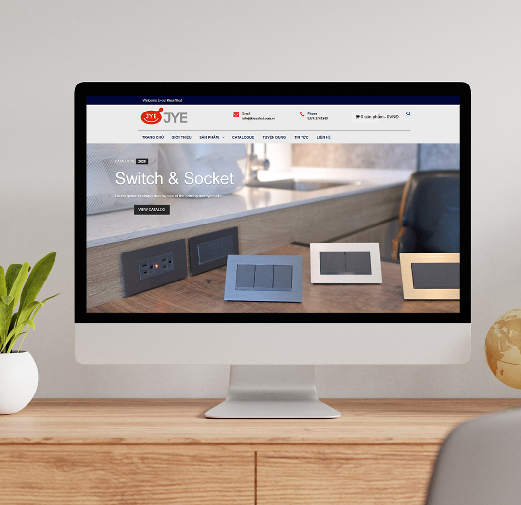 Thiết kế website điện Kiều Nhất
