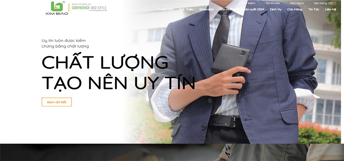 Thiết kế website KimBao