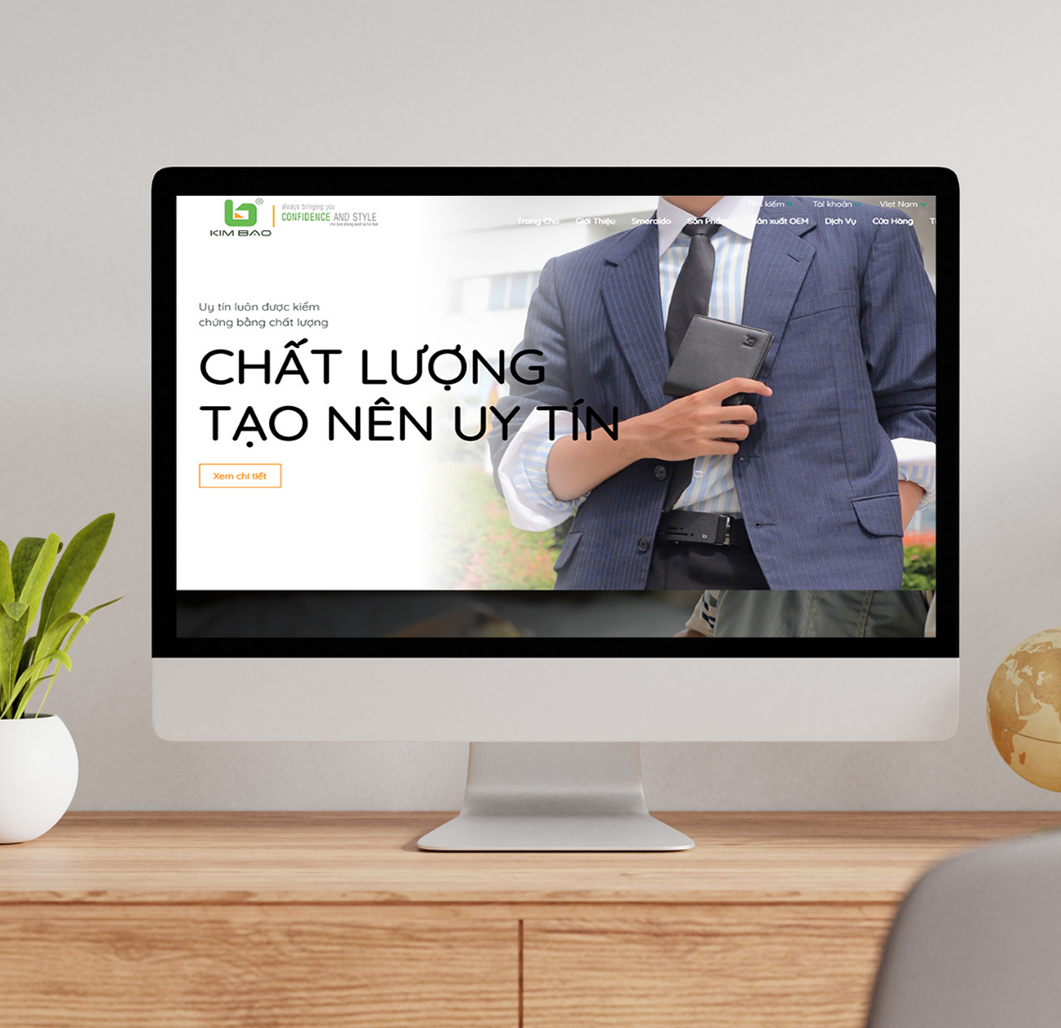 Thiết kế website KimBao