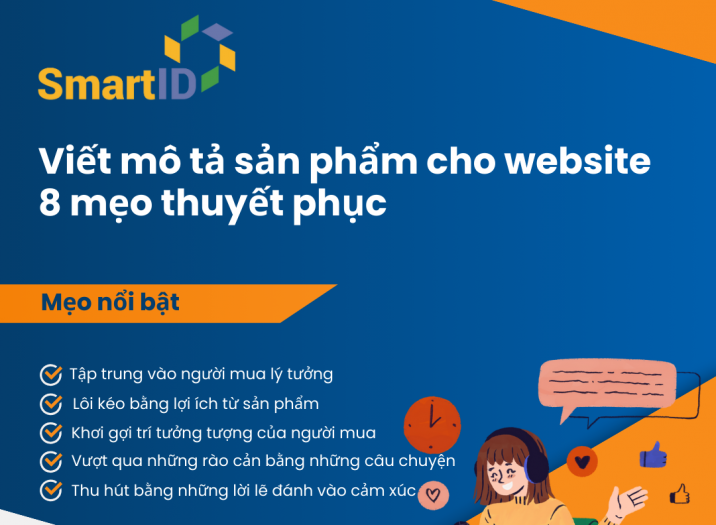 Viết mô tả sản phẩm cho website bán hàng: 8 mẹo nhỏ thuyết phục