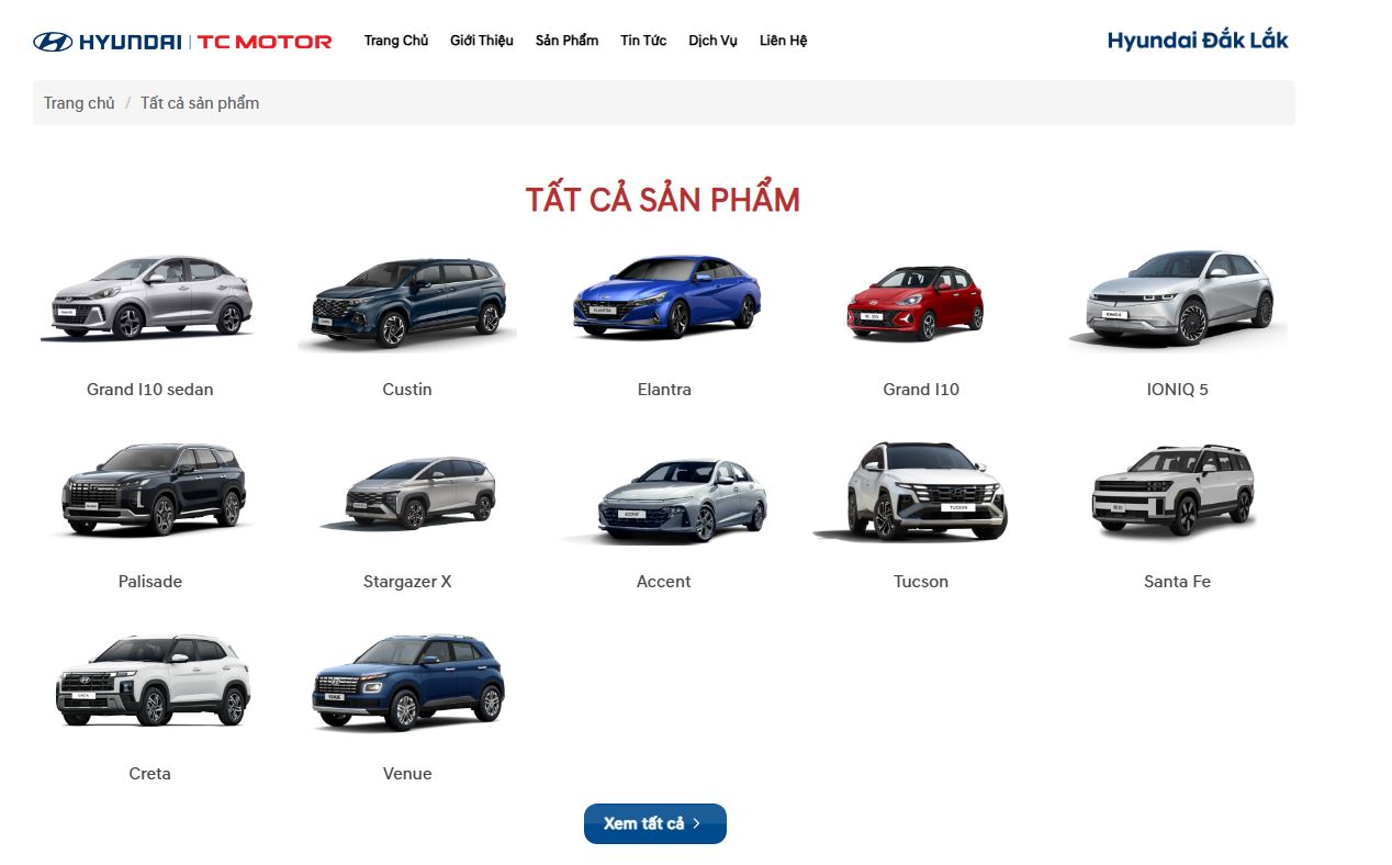 thiet ke website salon oto